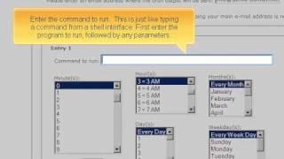 How to set up a cron job