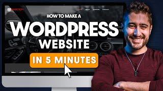 How to Make a Website in 5 Minutes! | Quick Tutorial for Complete Beginners (Using WordPress)