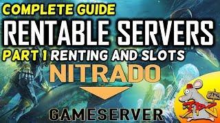 ARK Complete Guide To Hosting Nitrado Servers Part 1 Renting And Slots