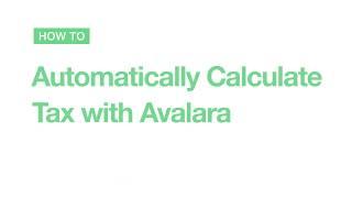 Wix.com | How to Automatically Calculate Tax with Avalara