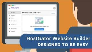 HostGator Website Builder - create your website in a snap
