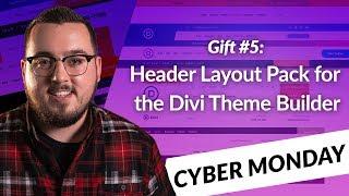 Exclusive Divi Cyber Monday Gift #5: An Outstanding Header Layout Pack