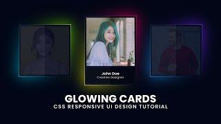 Responsive Card UI Design With Hover Effects | CSS3 Cards
