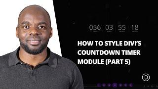How to Create a Countdown Timer With a Full Screen Background Video