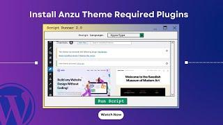 This Theme Recommends The Following Plugins Explained + How To Install WP Anzu Required Plugins