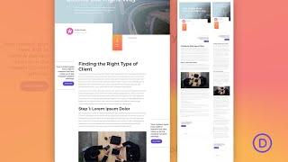 How to Add Sticky Sidebar CTAs to a Blog Post Template in Divi