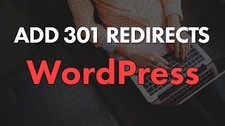 How to Add 301 Redirect with WordPress