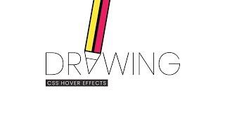 Drawing Logo Hover Effects | Html CSS Pencil Shape