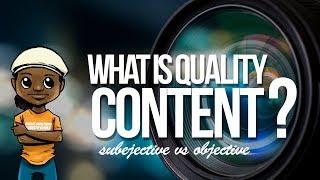 What is QUALITY Content?! | Video Marketing