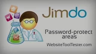 Create password-protected areas with Jimdo