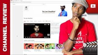 YouTube Channel Review: The Law Simplified | Education YouTube Channel | Review 17 of 30
