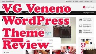 VG VENENO Woocommerce WordPress Theme Review
