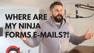 Ninja Forms: Where are my e-mails going?! Help!!!