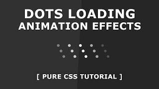 CSS Dots Loading Animation