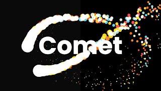 Comet Effects on Mousemove using sketch.js | Javascript Particles Background
