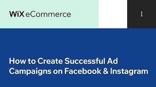 Advertising on Facebook & Instagram | Facebook Ads by Wix | Wix.com