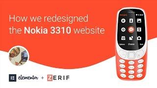 How We Redesigned the Nokia 3310 Site with Elementor Page Builder & Zerif Lite