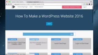 26 - Create a WordPress Website Summary - 2016