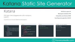 Katana PHP Static Site & Blog Generator