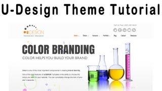 uDesign Wordpress Theme Tutorial