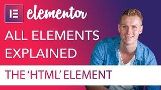 HTML Element Tutorial | Elementor