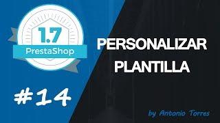 Curso PrestaShop 1.7 #14 Personalizar Plantilla