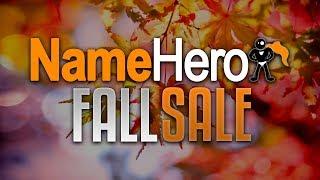 Updated NameHero Coupons For Our Fast Fall Sale