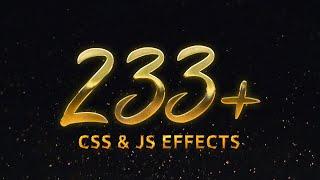 233+ | Html CSS & Javascript Animation Hover Effects & Responsive Website Design