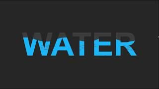 Text filling with water - how's it ? Pure CSS Animation Effects - Without SVG