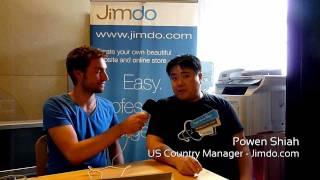 Jimdo's US Country Manager Powen talks about the website builder