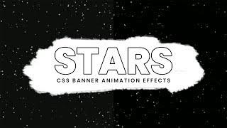 Stars | CSS Banner Animation Effects