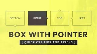 CSS Box With Pointer | Html CSS Tutorials