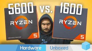 Ryzen 5 5600 vs. Ryzen 5 1600, 100%+ Gains in Games!