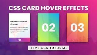 CSS Card Hover Effects | Html CSS