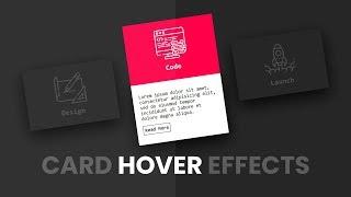 CSS Card Hover Effects | Html & CSS