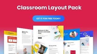 Get a FREE Classroom Layout Pack for Divi