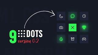 9 Dots Navigation Menu using Html CSS & Javascript