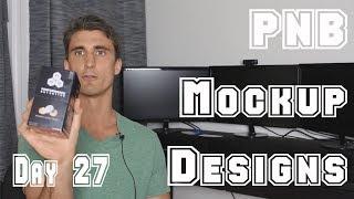 PNB Mockup Designs | Starting a Kickstarter Day #27