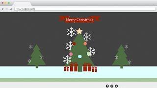 Christmas greetings from Website.com