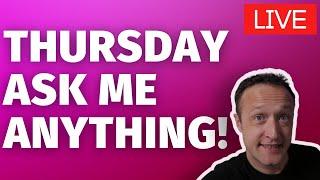 THURSDAY ASK ME ANYTHING HANGOUT - LIVE
