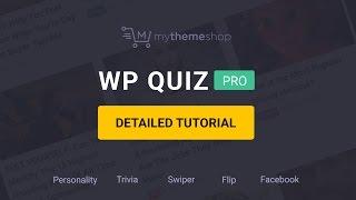How to Setup and use WP Quiz Pro Plugin?