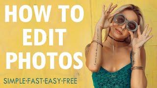 How To Edit Photos For Free Online ~ 2020 ~ A Photo Editor Tutorial For Beginners