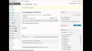 How to Live Blog in WordPress