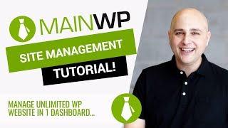 How To Manage All Your Websites In 1 Dashboard  FREE - MainWP Tutorial