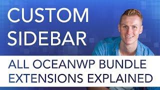 Custom Sidebar Tutorial | OceanWP Extension Bundle