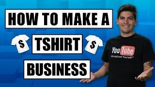 How To Create A T-Shirt Business Online IN 1 HOUR STEP BY STEP with Print On Demand!