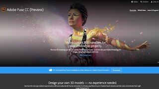 Adobe Fuse CC Preview Released