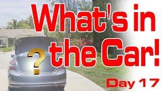 What's in the Car! - Day 1 of the Road Trip | Kickstarter Day #17