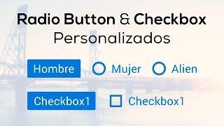 Como hacer Radio Buttons y Checkboxes personalizados con HTML y CSS