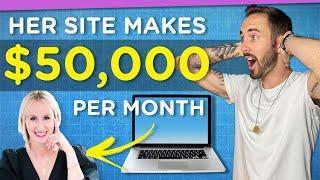 How Natalie Bacon Makes $50,000 Per Month PASSIVELY With Her Website